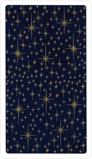 Universal Waite Tarot major arcana card The Star showing recoloured RWS artwork with softer luminous tones
