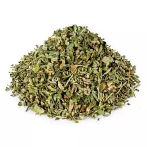 1 oz packet of dried catnip cut herb (Nepeta cataria) for love magic, attraction workings, and cat spirit ritual use in folk magic.
