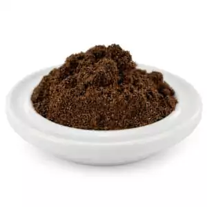 1 lb bulk container of 1618 Gold High John the Conqueror self-lighting powder incense, a fine ground hoodoo conjure blend for personal power and overcoming work (no charcoal required)