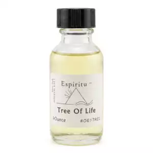 1 oz bottle of Espiritu Tree of Life ritual aroma oil for grounding, spiritual growth, and connecting with universal life-force energy.