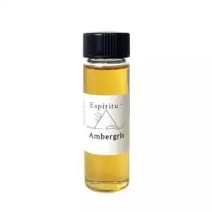 Espiritu Ambergris ritual aroma oil 2 dram — small bottle of luxury magnetic attraction formula for love, wealth, and powerful personal magnetism in ritual work.