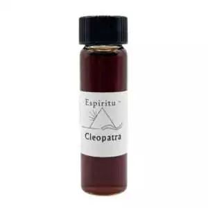 Espiritu Cleopatra ritual aroma oil 2 dram — small bottle of regal beauty and magnetic attraction formula inspired by Egypt's most legendary queen of charm.