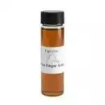 Small 2 dram glass vial of Espiritu Five Finger Grass ritual oil with label, a classic hoodoo luck and skill-drawing herb oil.