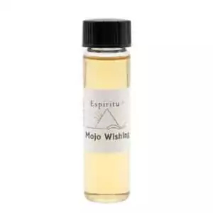 Espiritu Mojo Wishing ritual aroma oil 2 dram — small bottle of wish-granting manifestation formula for charging mojo bags and desire-drawing candle work.