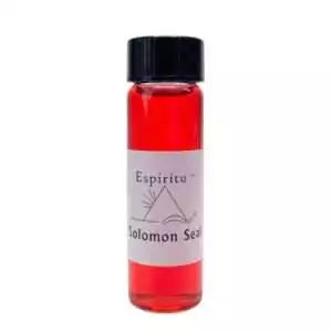 Espiritu Solomon Seal ritual aroma oil 2 dram — small bottle of commanding wisdom formula for authority, spirit work, and Solomonic tradition ritual practice.
