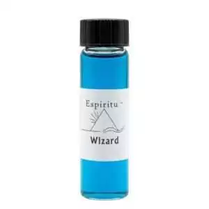 Espiritu Wizard ritual aroma oil 2 dram — small bottle of magic-amplifying formula for enhancing spell work, practitioner focus, and ritual power.