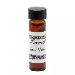 Foxcraft Van-Van ritual aroma oil 2 dram, a small artisan bottle of a New Orleans-style hoodoo road-opener formula for cleansing and opening the way.