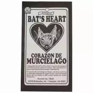 Bat Heart Root botanical curio — dried plant root used in hoodoo and folk magic for gambling luck, good fortune, and fast money drawing spells.