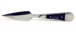 Compact bosom athame — small wiccan ritual blade with simple handle for discreet personal carry, body-worn energetic protection, and portable ritual practice.