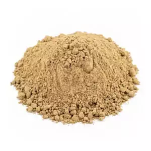 One pound bulk bag of benzoin granular incense powder — warm vanilla-sweet purification resin for ritual blending and altar censing.