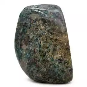 Natural blue kyanite free-shape specimen showing bladed crystal formation in vivid blue tones — throat chakra and altar crystal.