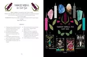 Back cover of Tarot Magick by Lindsay Squire with book description and author bio