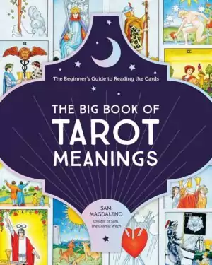 Big Book of Tarot Meanings cover featuring colorful tarot card illustrations — Josephine Ellershaw complete 78-card reference guide.