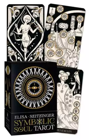 Symbolic Soul Tarot by Elisa Seitzinger deck box showing intricate illustrated esoteric art — indie tarot deck for advanced symbolic reading.