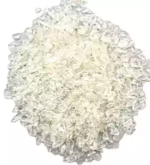 Mixed glass and crystal tumbled chips 3-8mm in assorted translucent colors — 1 lb bulk for beading crafts and altar decoration.