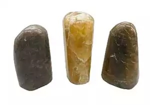 Small 0.2-0.4 lb natural citrine free shape polished specimen in warm honey yellow — compact abundance manifestation crystal.