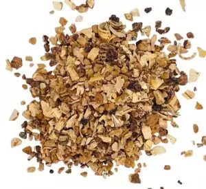 Dried birch bark pieces in cut form, 1 lb bulk ritual herb for Norse and Celtic banishing, purification, and new beginnings magical workings.