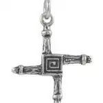 Brigid's Cross Sterling Silver Pendant Irish Celtic Goddess