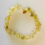 Citrine Chip Bracelet — Crystal Healing Stretch Jewelry