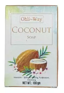 Ohli Way coconut ritual soap bar 100gm for spiritual purification bath and aura cleansing rituals