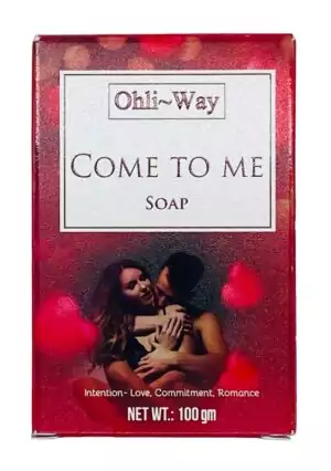 Ohli-Way Come to Me ritual soap 100g bar in packaging — classic love-drawing folk magic soap for attracting commitment and romantic devotion.