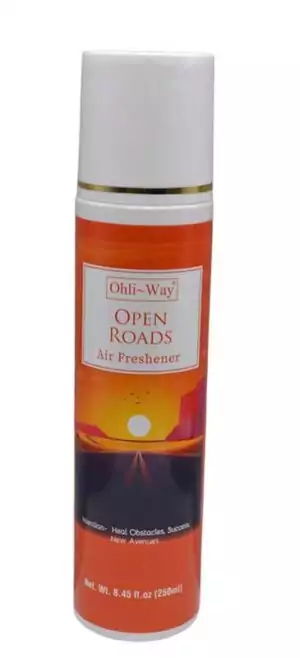 250ml Open Roads spiritual air freshener spray bottle for road opening obstacle clearing and opportunity invitation in hoodoo folk magic