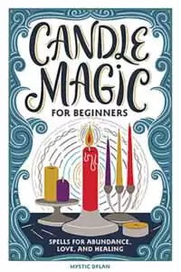Candle Magic for Beginners book by Mystic Dylan showing cover with candle and flame imagery for practical spell work instruction