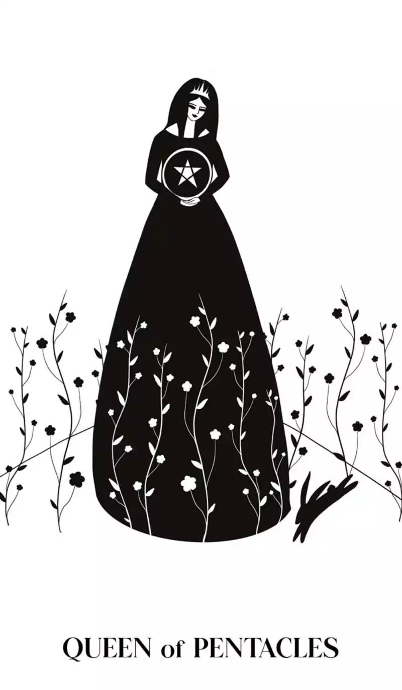 Black Violet Tarot card with deep botanical shadow and dark art styling