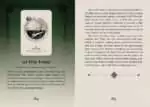 Celtic Spirit Oracle_Internals_Sample-5 Celtic Spirit Oracle card titled The Dark featuring an atmospheric illustration of shadowed forest and nocturnal sky