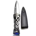 8 and a half inch Scottish athame ritual dagger with traditional handle design, used for Wiccan circle-casting and altar ceremonial work