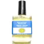 Ebony Opium Escential Essences fragrance oil ½ oz roll-on by Auric Blends — dark glass bottle with opulent label on white background.