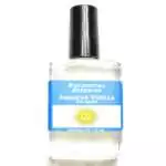 Jamaican Vanilla Escential Essences fragrance oil ½ oz roll-on by Auric Blends — glass bottle with warm vanilla label on white background.