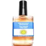 Talisman Escential Essences fragrance oil ½ oz roll-on by Auric Blends — glass bottle with mystical talisman label on white background.