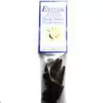 Angelic Vision Escential Essences incense cones 16-pack by Auric Blends — ethereal light floral angel packaging on white background.