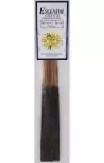 Dragon's Blood Escential Essences incense sticks 16-pack by Auric Blends — bold dragon-themed packaging on white background.