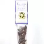 Ivory Musk Escential Essences incense cones 16-pack by Auric Blends — Nile lotus clean musk packaging on white background.