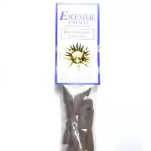 Mayan Temple Escential Essences incense cones 16-pack by Auric Blends — copal sacred ceremony packaging on white background.
