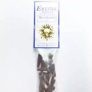 Moon Goddess Escential Essences incense cones 16-pack by Auric Blends — luminous lunar goddess packaging on white background.
