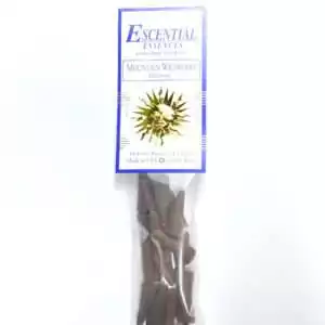 Mountain Wildberry Escential Essences incense cones 16-pack by Auric Blends — bright fruity berry packaging on white background.