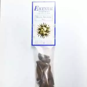 Ocean Atlantis Escential Essences incense cones 16-pack by Auric Blends — aquatic blue ocean packaging on white background.