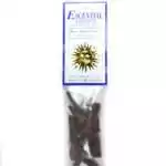 Royal African Violet Escential Essences incense cones 16-pack by Auric Blends — delicate violet floral packaging on white background.