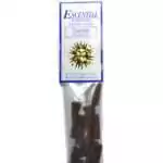 Temptress Escential Essences incense cones 16-pack by Auric Blends — seductive dark packaging on white background.
