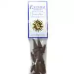 Tropical Rain Escential Essences incense cones 16-pack by Auric Blends — fresh aquatic rain packaging on white background.