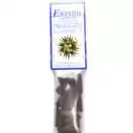 Winter Solstice Escential Essences incense cones 16-pack by Auric Blends — seasonal Yule packaging on white background.