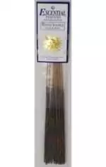 Winter Solstice Escential Essences incense sticks 16-pack by Auric Blends — seasonal packaging with solstice design on white background.
