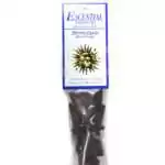Zombie Crayz Escential Essences incense cones 16-pack by Auric Blends — dark gothic packaging on white background.