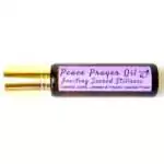 Small 10ml amber glass bottle labeled Peace Prayer Oil on a clean neutral background.
