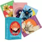 Book of Awakening oracle card deck box by Mark Nepo showing front cover artwork with soft natural tones and title text