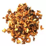 1 lb bulk dried grapefruit peel cut (Citrus paradisi) scattered on a white surface — showing the warm brown-orange tones of dried citrus peel pieces in bulk apothecary practitioner quantity.