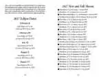 Interior page from Llewellyn's 2027 Daily Planetary Guide listing the year's eclipse dates and a full table of 2027 New and Full Moons.